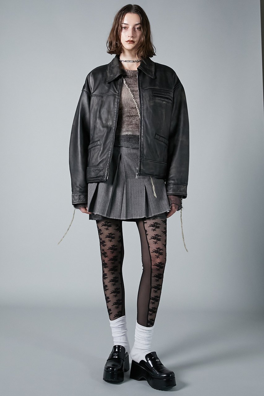 【プランク プロジェクト/PRANK PROJECT】のパディングSHEEPレザーブルゾンPadded SHEEP Leather Blouson 人気、トレンドファッション・服の通販 founy(ファニー) 　ファッション　Fashion　レディースファッション　Fashion for Women　アウター　Coat / Outerwear Collection　レディースジャケット・軽アウター　Jackets　ブルゾンジャケット・スポーティアウター　Blouson Jackets　ジャケット　Jacket, Outerwear　ブルゾン　Blouson, Bomber Jacket　リアル　Real, Realistic　ヴィンテージ　Vintage Style　冬　Winter / This Winter　無地　Plain, Solid Color　軽量　Lightweight, Ultra Light　other-8|ID: prp329100004116893 ipo3291000000032943082