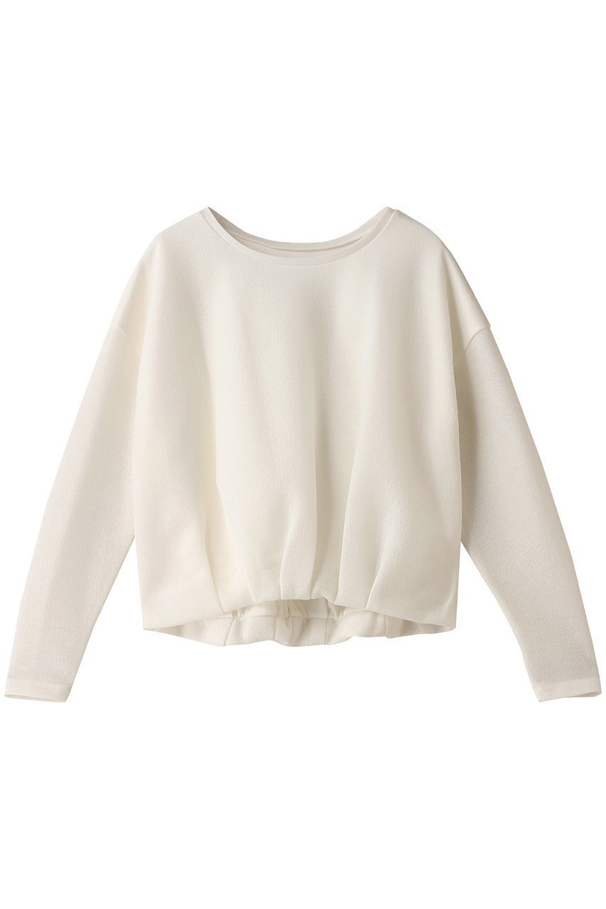 【オブリオ/AUBRIOT】のウールブークレー プルオーバー 人気、トレンドファッション・服の通販 founy(ファニー) 　ファッション　Fashion　レディースファッション　Fashion for Women　トップス・カットソー　Cut & Sew Tops　ニット　Knit Tops & Sweaters　カジュアルプルオーバー・ニットトップス　Pullovers & Knit Tops / Casual Pullovers　エアリー　Airy Texture　フォルム　Silhouette, Form　ブラウジング　Blouson Silhouette, Cinched Waist　 other-1|ID: prp329100004116896 ipo3291000000036531080