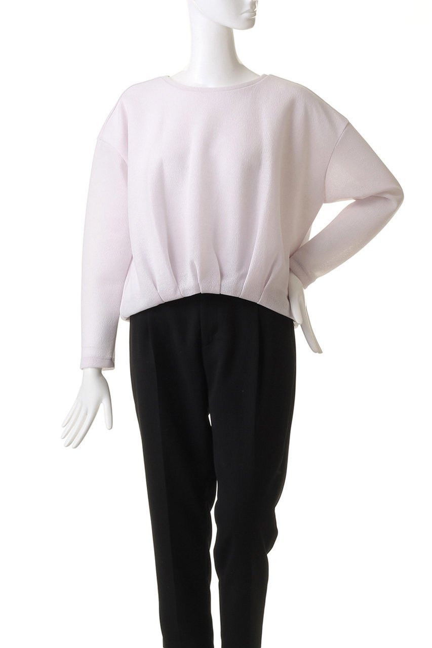 【オブリオ/AUBRIOT】のウールブークレー プルオーバー 人気、トレンドファッション・服の通販 founy(ファニー) 　ファッション　Fashion　レディースファッション　Fashion for Women　トップス・カットソー　Cut & Sew Tops　ニット　Knit Tops & Sweaters　カジュアルプルオーバー・ニットトップス　Pullovers & Knit Tops / Casual Pullovers　エアリー　Airy Texture　フォルム　Silhouette, Form　ブラウジング　Blouson Silhouette, Cinched Waist　other-2|ID: prp329100004116896 ipo3291000000036531083