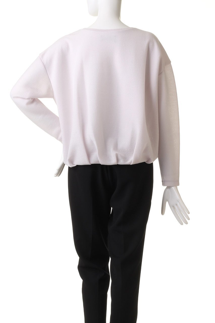 【オブリオ/AUBRIOT】のウールブークレー プルオーバー 人気、トレンドファッション・服の通販 founy(ファニー) 　ファッション　Fashion　レディースファッション　Fashion for Women　トップス・カットソー　Cut & Sew Tops　ニット　Knit Tops & Sweaters　カジュアルプルオーバー・ニットトップス　Pullovers & Knit Tops / Casual Pullovers　エアリー　Airy Texture　フォルム　Silhouette, Form　ブラウジング　Blouson Silhouette, Cinched Waist　other-4|ID: prp329100004116896 ipo3291000000036531085