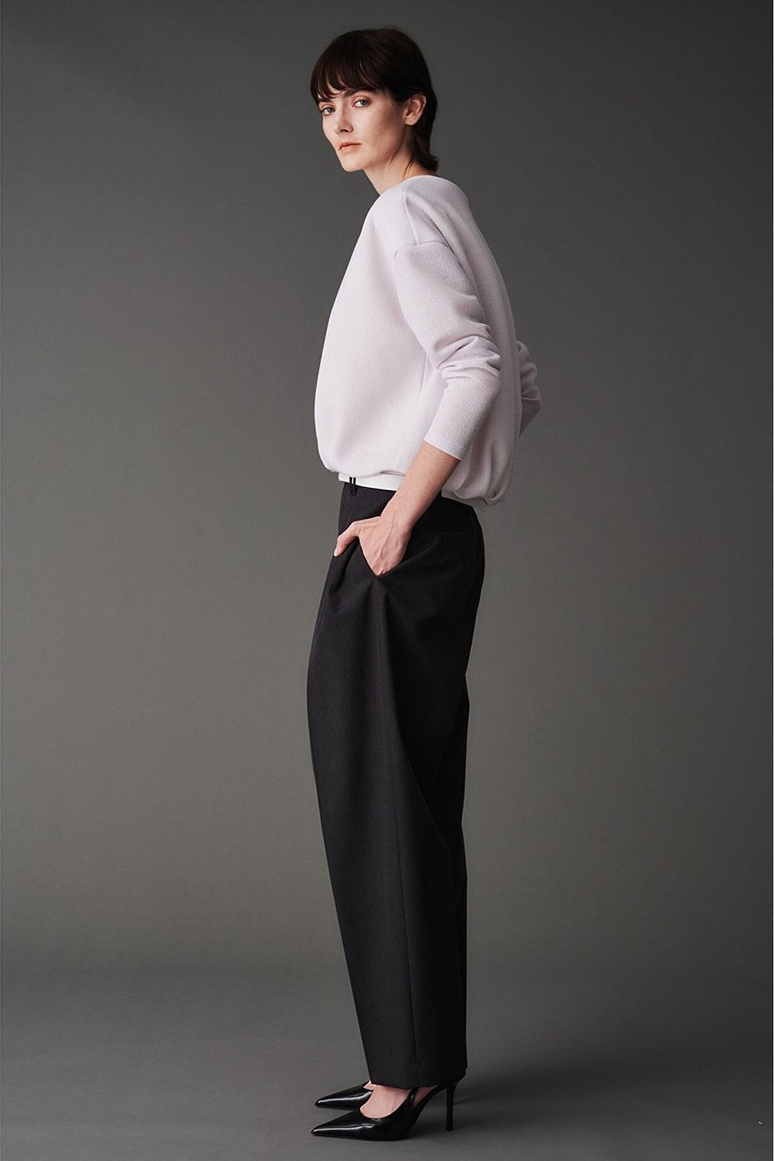 【オブリオ/AUBRIOT】のウールブークレー プルオーバー 人気、トレンドファッション・服の通販 founy(ファニー) 　ファッション　Fashion　レディースファッション　Fashion for Women　トップス・カットソー　Cut & Sew Tops　ニット　Knit Tops & Sweaters　カジュアルプルオーバー・ニットトップス　Pullovers & Knit Tops / Casual Pullovers　エアリー　Airy Texture　フォルム　Silhouette, Form　ブラウジング　Blouson Silhouette, Cinched Waist　other-8|ID: prp329100004116896 ipo3291000000036531089