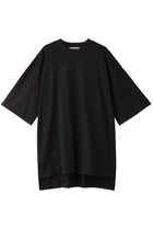 【オブリオ/AUBRIOT】のコットン天竺 ボクシーTシャツ 人気、トレンドファッション・服の通販 founy(ファニー) ファッション Fashion レディースファッション Fashion for Women トップス・カットソー Cut & Sew Tops シャツ・ブラウス・オフィスカジュアル Elegant Blouses & Button-Ups ロングTシャツ・Tシャツ Longline T-Shirts & Tees カットソー・ベーシックTシャツ Cut-and-Sewn Tops / Stretch Tees & Basics ショート Short, Short Length スリーブ Sleeve, Long Sleeve / Short Sleeve スーピマ Supima, Premium Cotton フィット Fit, Slim Fit フォルム Silhouette, Form ベーシック Basic, Essential リラックス Relax, Relaxed Fit thumbnail ブラック|ID: prp329100004116897 ipo3291000000032896133