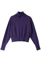 【オブリオ/AUBRIOT】のウールアルパカベビー タートルネックセーター パープル|ID: prp329100004116898 ipo3291000000036759772