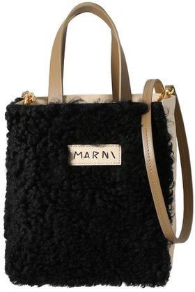 【マルニ/MARNI】のMUSEO SOFT MINI シアリング2wayトートバッグ 人気、トレンドファッション・服の通販 founy(ファニー) ファッション Fashion レディースファッション WOMEN バッグ Bag A/W・秋冬 Aw・Autumn/Winter・Fw・Fall-Winter モコモコ Fluffy |ID:prp329100004116908