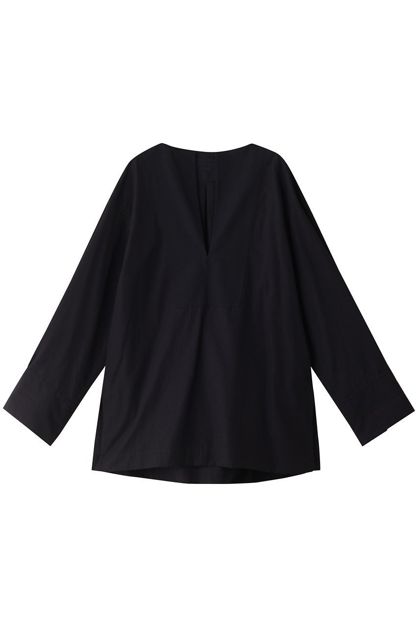 【イレーヴ/YLEVE】の【BOURRIENNE Paris X. × YLEVE】KAN スーピマ コットン タイプライター ロングシャツ 人気、トレンドファッション・服の通販 founy(ファニー) 　ファッション　Fashion　レディースファッション　Fashion for Women　トップス・カットソー　Cut & Sew Tops　シャツ・ブラウス・オフィスカジュアル　Elegant Blouses & Button-Ups　おすすめ　Recommended / Our Picks　なめらか　Smooth, Silky Texture　カフス　Cuff Design　スキッパー　Skipper, Open Collar　スリーブ　Sleeve, Long Sleeve / Short Sleeve　スーピマ　Supima, Premium Cotton　タイプライター　Typewriter Fabric, Crisp Cotton　チュニック　Tunic, Long Top　ロング　Long, Long-Length　 other-1|ID: prp329100004116926 ipo3291000000034955907