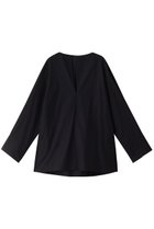 【イレーヴ/YLEVE】の【BOURRIENNE Paris X. × YLEVE】KAN スーピマ コットン タイプライター ロングシャツ ネイビー|ID: prp329100004116926 ipo3291000000036023712