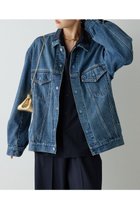 【ガリャルダガランテ/GALLARDAGALANTE】の【PEAS】フォルムGジャン 人気、トレンドファッション・服の通販 founy(ファニー) ファッション Fashion レディースファッション WOMEN アウター Coat Outerwear ジャケット Jackets おすすめ Recommend ジャケット Jacket スリーブ Sleeve デニム Denim ドット Dot フォルム Form フロント Front プリント Print thumbnail ブルー|ID: prp329100004116958 ipo3291000000028054329