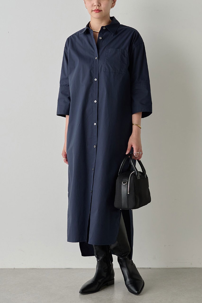 【ガリャルダガランテ/GALLARDAGALANTE】のワイドスリーブシャツワンピース 人気、トレンドファッション・服の通販 founy(ファニー) 　ファッション　Fashion　レディースファッション　Fashion for Women　ワンピース　Dresses　シャツワンピース / 1枚で着映えコーデ　Shirt Dresses　チュニック　Tunic Tops & Dresses　カフス　Cuff Design　チュニック　Tunic, Long Top　ロング　Long, Long-Length　エレガント 上品　Elegant　other-6|ID: prp329100004116967 ipo3291000000032893584