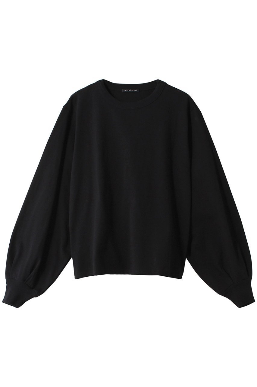 【ミズイロ インド/mizuiro ind】のpuff slv long T Tシャツ インテリア・キッズ・メンズ・レディースファッション・服の通販 founy(ファニー) 　ファッション　Fashion　レディースファッション　Fashion for Women　トップス・カットソー　Cut & Sew Tops　シャツ・ブラウス・オフィスカジュアル　Elegant Blouses & Button-Ups　ロングTシャツ・Tシャツ　Longline T-Shirts & Tees　カットソー・ベーシックTシャツ　Cut-and-Sewn Tops / Stretch Tees & Basics　おすすめ　Recommended / Our Picks　シンプル　Simple, Minimal　スリーブ　Sleeve, Long Sleeve / Short Sleeve　ベーシック　Basic, Essential　ロング　Long, Long-Length　長袖　Long Sleeve, Full Sleeve　black|ID: prp329100004116991 ipo3291000000032898603