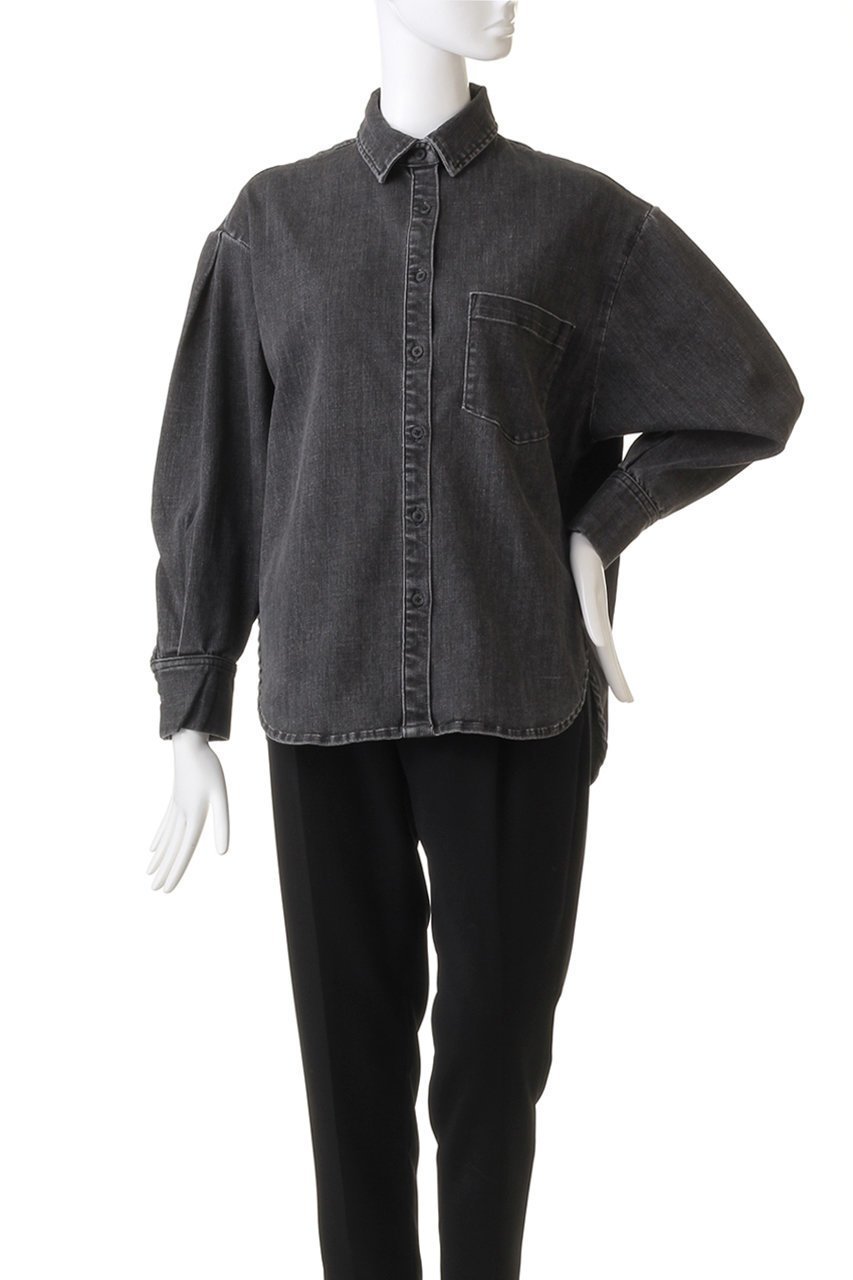 【スリー ドッツ/three dots】のデニムシャツ 人気、トレンドファッション・服の通販 founy(ファニー) 　ファッション　Fashion　レディースファッション　WOMEN　トップス・カットソー　Tops/Tshirt　シャツ/ブラウス　Shirts/Blouses　おすすめ　Recommend　スリーブ　Sleeve　デニム　Denim　ロング　Long　定番　Standard　other-2|ID: prp329100004118541 ipo3291000000031409247