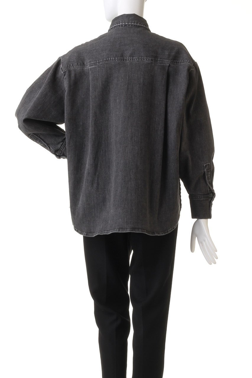 【スリー ドッツ/three dots】のデニムシャツ 人気、トレンドファッション・服の通販 founy(ファニー) 　ファッション　Fashion　レディースファッション　WOMEN　トップス・カットソー　Tops/Tshirt　シャツ/ブラウス　Shirts/Blouses　おすすめ　Recommend　スリーブ　Sleeve　デニム　Denim　ロング　Long　定番　Standard　other-4|ID: prp329100004118541 ipo3291000000031409251