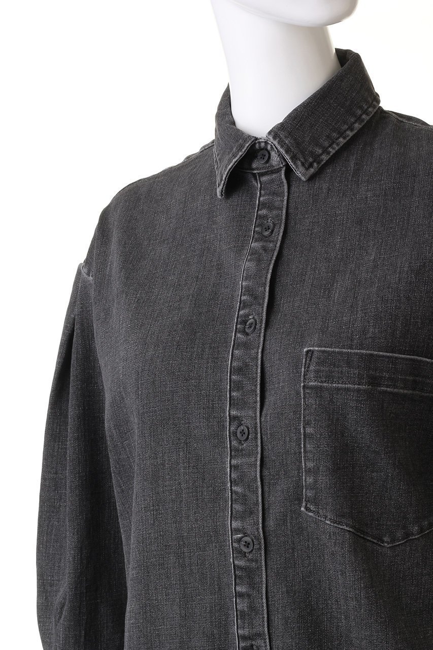【スリー ドッツ/three dots】のデニムシャツ 人気、トレンドファッション・服の通販 founy(ファニー) 　ファッション　Fashion　レディースファッション　WOMEN　トップス・カットソー　Tops/Tshirt　シャツ/ブラウス　Shirts/Blouses　おすすめ　Recommend　スリーブ　Sleeve　デニム　Denim　ロング　Long　定番　Standard　other-5|ID: prp329100004118541 ipo3291000000031409253