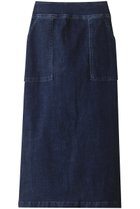 【スリー ドッツ/three dots】のデニムストレートスカート インディゴ|ID: prp329100004118542 ipo3291000000032827063