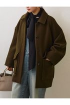 【ガリャルダガランテ/GALLARDAGALANTE】のパイルメルトンコート 人気、トレンドファッション・服の通販 founy(ファニー) ファッション Fashion レディースファッション WOMEN アウター Coat Outerwear コート Coats ショート Short フラップ Flap フロント Front ベーシック Basic ポケット Pocket ミドル Middle メルトン Melton エレガント 上品 Elegant thumbnail カーキ|ID: prp329100004118546 ipo3291000000028071733