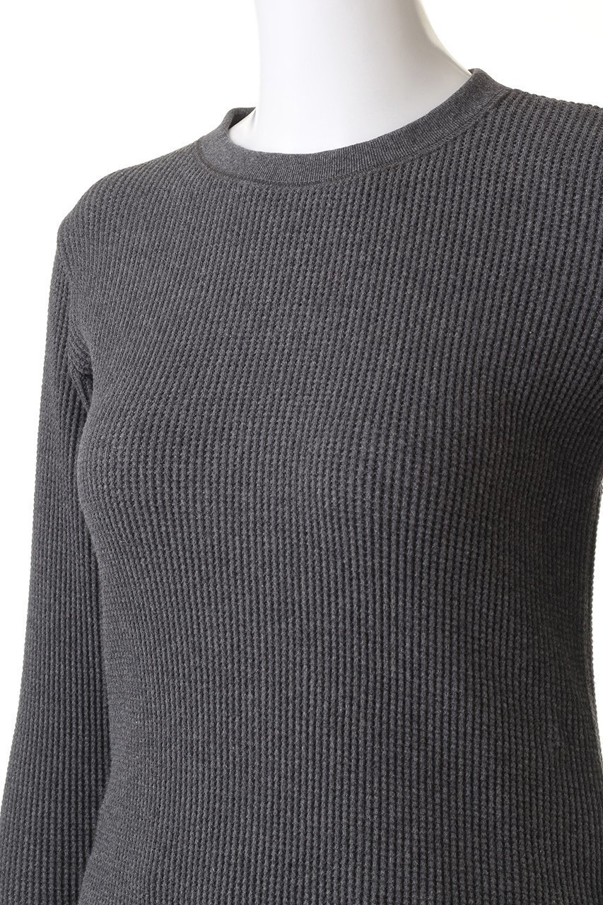 【サードマガジン/THIRD MAGAZINE】のワッフルロングスリーブTシャツ 人気、トレンドファッション・服の通販 founy(ファニー) 　ファッション　Fashion　レディースファッション　WOMEN　トップス・カットソー　Tops/Tshirt　シャツ/ブラウス　Shirts/Blouses　ロング / Tシャツ　T-Shirts　カットソー　Cut and Sewn　インナー　Inner　シンプル　Simple　スリット　Slit　スリーブ　Sleeve　ロング　Long　ワッフル　Waffle　other-5|ID: prp329100004120692 ipo3291000000031408781