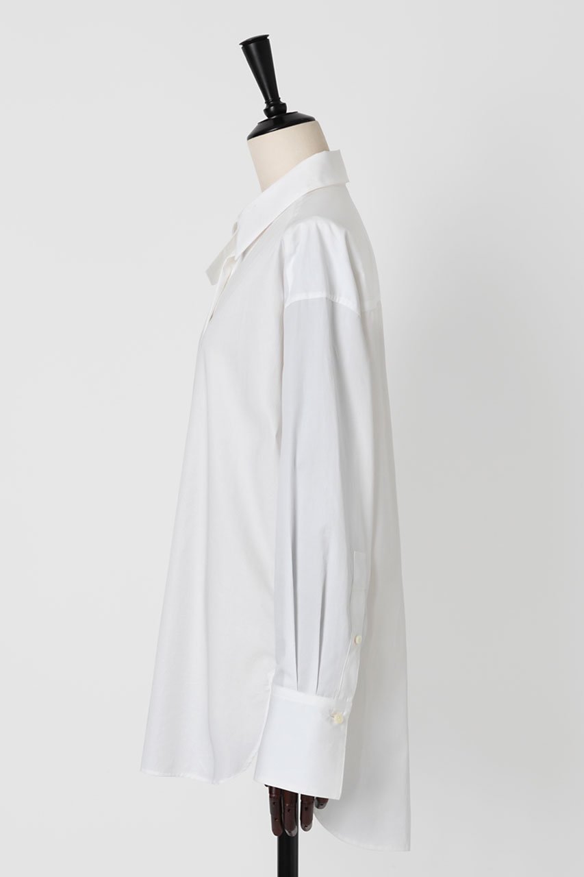 【オーヴィル/EAUVIRE】のスロートタブ付きシャツ 人気、トレンドファッション・服の通販 founy(ファニー) 　ファッション　Fashion　レディースファッション　WOMEN　トップス・カットソー　Tops/Tshirt　シャツ/ブラウス　Shirts/Blouses　サテン　Satin　スリーブ　Sleeve　ロング　Long　日本製　Made In Japan　other-2|ID: prp329100004120703 ipo3291000000031408805
