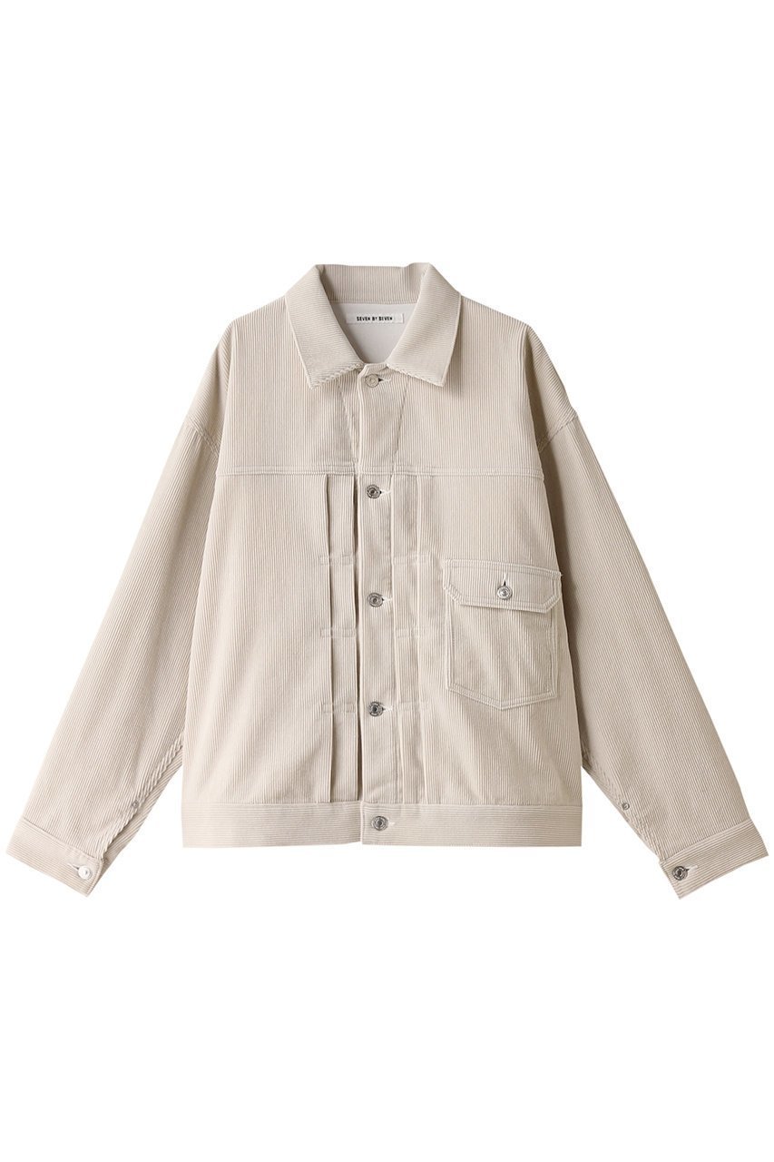 【セブン バイ セブン/SEVEN BY SEVEN / MEN】の【MEN】1ST TYPE コーデュロイ ジャケット‐Modal mix‐ インテリア・キッズ・メンズ・レディースファッション・服の通販 founy(ファニー) 　ファッション　Fashion　メンズファッション　Fashion for Men　コーデュロイ　Corduroy, Cord Fabric　ジャケット　Jacket, Outerwear　スラックス　Slacks, Dress Pants　ブルゾン　Blouson, Bomber Jacket　ワーク　Workwear, Utility Style　定番　Standard, Basic Item　ホワイト|ID: prp329100004120704 ipo3291000000032953013