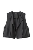 【ミズイロ インド/mizuiro ind】のcrew neck short vest ベスト 人気、トレンドファッション・服の通販 founy(ファニー) ファッション Fashion レディースファッション WOMEN アウター Coat Outerwear ジャケット Jackets キャミソール Camisole ショート Short ジャケット Jacket ハイネック High Neck パッチ Patch ベスト Vest ポケット Pocket マニッシュ Mannish 夏 Summer thumbnail c.gray|ID: prp329100004120741 ipo3291000000028109541