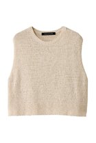 【ミズイロ インド/mizuiro ind】のcrew neck short vest ベスト 人気、トレンドファッション・服の通販 founy(ファニー) ファッション Fashion レディースファッション Fashion for Women トップス・カットソー Cut & Sew Tops ニット Knit Tops & Sweaters ベスト&ジレ / 重ね着スタイル Vests & Gilets カジュアルプルオーバー・ニットトップス Pullovers & Knit Tops / Casual Pullovers インナー Innerwear ショート Short, Short Length ベスト Vest, Waistcoat 夏 Summer thumbnail kinari|ID: prp329100004120741 ipo3291000000032950207