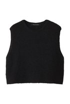 【ミズイロ インド/mizuiro ind】のcrew neck short vest ベスト 人気、トレンドファッション・服の通販 founy(ファニー) ファッション Fashion レディースファッション Fashion for Women トップス・カットソー Cut & Sew Tops ニット Knit Tops & Sweaters ベスト&ジレ / 重ね着スタイル Vests & Gilets カジュアルプルオーバー・ニットトップス Pullovers & Knit Tops / Casual Pullovers インナー Innerwear ショート Short, Short Length ベスト Vest, Waistcoat 夏 Summer thumbnail black|ID: prp329100004120741 ipo3291000000032950211