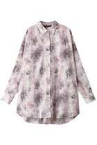 【ミズイロ インド/mizuiro ind】のprint wide shirt シャツ pink|ID: prp329100004120742 ipo3291000000028109544