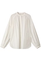 【デザイン ワークス/DESIGN WORKS】のコットンボイルギャザースリーブシャツ ホワイト|ID: prp329100004120757 ipo3291000000032901174