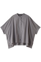 【ミズイロ インド/mizuiro ind】のstand collar wide shirt シャツ 人気、トレンドファッション・服の通販 founy(ファニー) ファッション Fashion レディースファッション WOMEN トップス・カットソー Tops/Tshirt シャツ/ブラウス Shirts/Blouses ショート Short スタンド Stand スリット Slit スリーブ Sleeve トレンド Trend バランス Balance フォルム Form ボトム Bottom ワイド Wide thumbnail gray|ID: prp329100004120760 ipo3291000000029397576