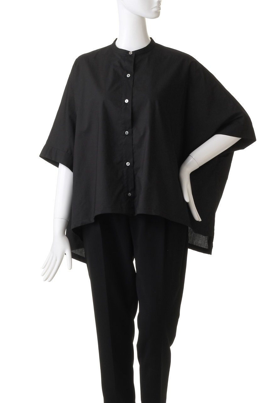 【ミズイロ インド/mizuiro ind】のstand collar wide shirt シャツ 人気、トレンドファッション・服の通販 founy(ファニー) 　ファッション　Fashion　レディースファッション　WOMEN　トップス・カットソー　Tops/Tshirt　シャツ/ブラウス　Shirts/Blouses　ショート　Short　スタンド　Stand　スリット　Slit　スリーブ　Sleeve　トレンド　Trend　バランス　Balance　フォルム　Form　ボトム　Bottom　ワイド　Wide　other-2|ID: prp329100004120760 ipo3291000000031409006