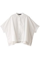 【ミズイロ インド/mizuiro ind】のstand collar wide shirt シャツ 人気、トレンドファッション・服の通販 founy(ファニー) ファッション Fashion レディースファッション Fashion for Women トップス・カットソー Cut & Sew Tops シャツ・ブラウス・オフィスカジュアル Elegant Blouses & Button-Ups ショート Short, Short Length スタンド Stand Collar, Upright Stand スリット Slit, Slit Detail スリーブ Sleeve, Long Sleeve / Short Sleeve トレンド Trend, Trending Now バランス Balance, Style Balance フォルム Silhouette, Form ボトム Bottoms, Lower Wear ワイド Wide, Wide Fit thumbnail off white|ID: prp329100004120760 ipo3291000000032901206