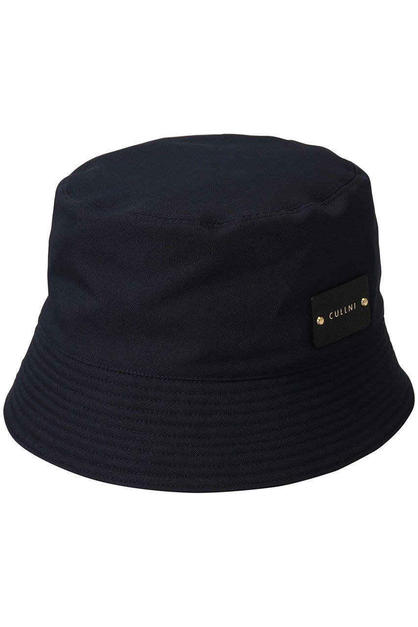 【クルニ/CULLNI】の【UNISEX】Chino レザーエンブレムハット インテリア・キッズ・メンズ・レディースファッション・服の通販 founy(ファニー) 　ファッション　Fashion　レディースファッション　Fashion for Women　キャップ&ハット　Hats & Caps　ユニセックス　Unisex, Genderless　なめらか　Smooth, Silky Texture　帽子　Hat, Headwear　ネイビー|ID: prp329100004120788 ipo3291000000032827752