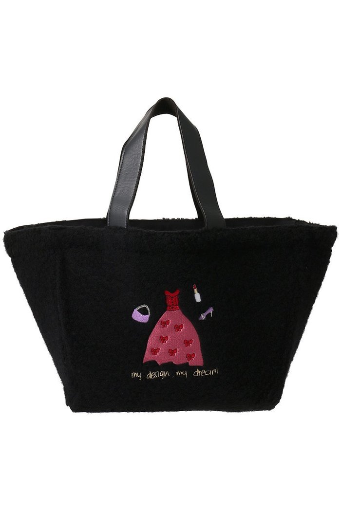 【ココ/coxco】の【ELLE SHOP限定】 coxcoパイルボアトートバック (小) インテリア・キッズ・メンズ・レディースファッション・服の通販 founy(ファニー) https://founy.com/ ファッション Fashion レディースファッション Fashion for Women バッグ Bags イラスト Illustration パーティ Party, Party Style A/W・秋冬 Autumn/Winter |ID: prp329100004121832 ipo3291000000032789952