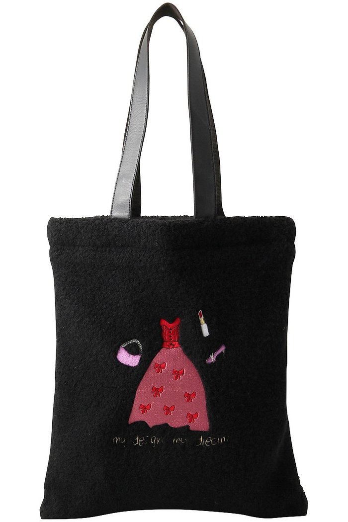 【ココ/coxco】の【ELLE SHOP限定】 coxcoパイルボアトートバック (大) インテリア・キッズ・メンズ・レディースファッション・服の通販 founy(ファニー) https://founy.com/ ファッション Fashion レディースファッション Fashion for Women バッグ Bags イラスト Illustration パーティ Party, Party Style |ID: prp329100004121833 ipo3291000000028127391
