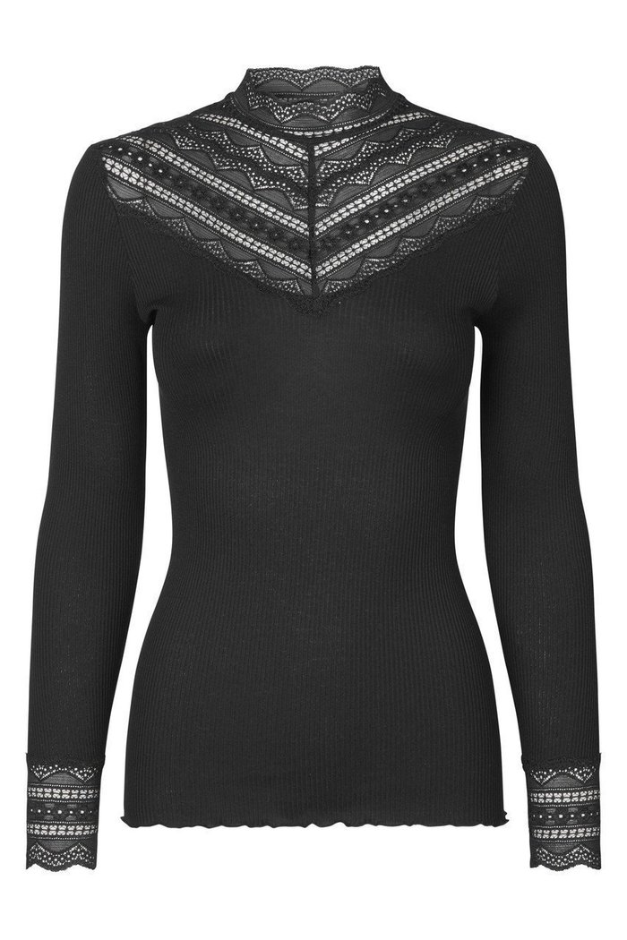 【ロサムンド/ROSEMUNDE】のレースモックネックトップス ロングスリーブ シルクコットン インテリア・キッズ・メンズ・レディースファッション・服の通販 founy(ファニー) https://founy.com/ ファッション Fashion レディースファッション Fashion for Women トップス・カットソー Cut & Sew Tops シャツ・ブラウス・オフィスカジュアル Elegant Blouses & Button-Ups ロングTシャツ・Tシャツ Longline T-Shirts & Tees カットソー・ベーシックTシャツ Cut-and-Sewn Tops / Stretch Tees & Basics シルク Silk, 100% Silk スリーブ Sleeve, Long Sleeve / Short Sleeve フィット Fit, Slim Fit フェミニン Feminine, Girly ホールガーメント WholeGarment, Seamless Knit ラグジュアリー Luxury, Elegant レース Lace, Lace Fabric ロング Long, Long-Length 冬 Winter / This Winter 夏 Summer |ID: prp329100004121834 ipo3291000000036228123