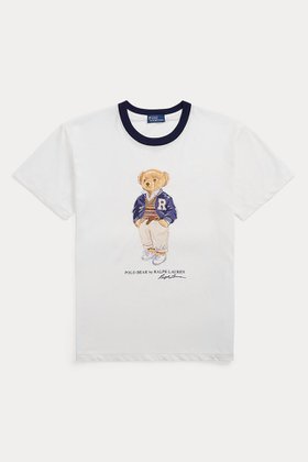 【ラルフローレン/RALPH LAUREN】の【POLO RALPH LAUREN】POLO ベア コットン ジャージー Tシャツ 人気、トレンドファッション・服の通販 founy(ファニー) ファッション Fashion レディースファッション WOMEN トップス・カットソー Tops/Tshirt シャツ/ブラウス Shirts/Blouses ロング / Tシャツ T-Shirts カットソー Cut and Sewn インナー Inner ショート Short ジャージー Jersey ストレート Straight スリーブ Sleeve フィット Fit プリント Print |ID:prp329100004121846