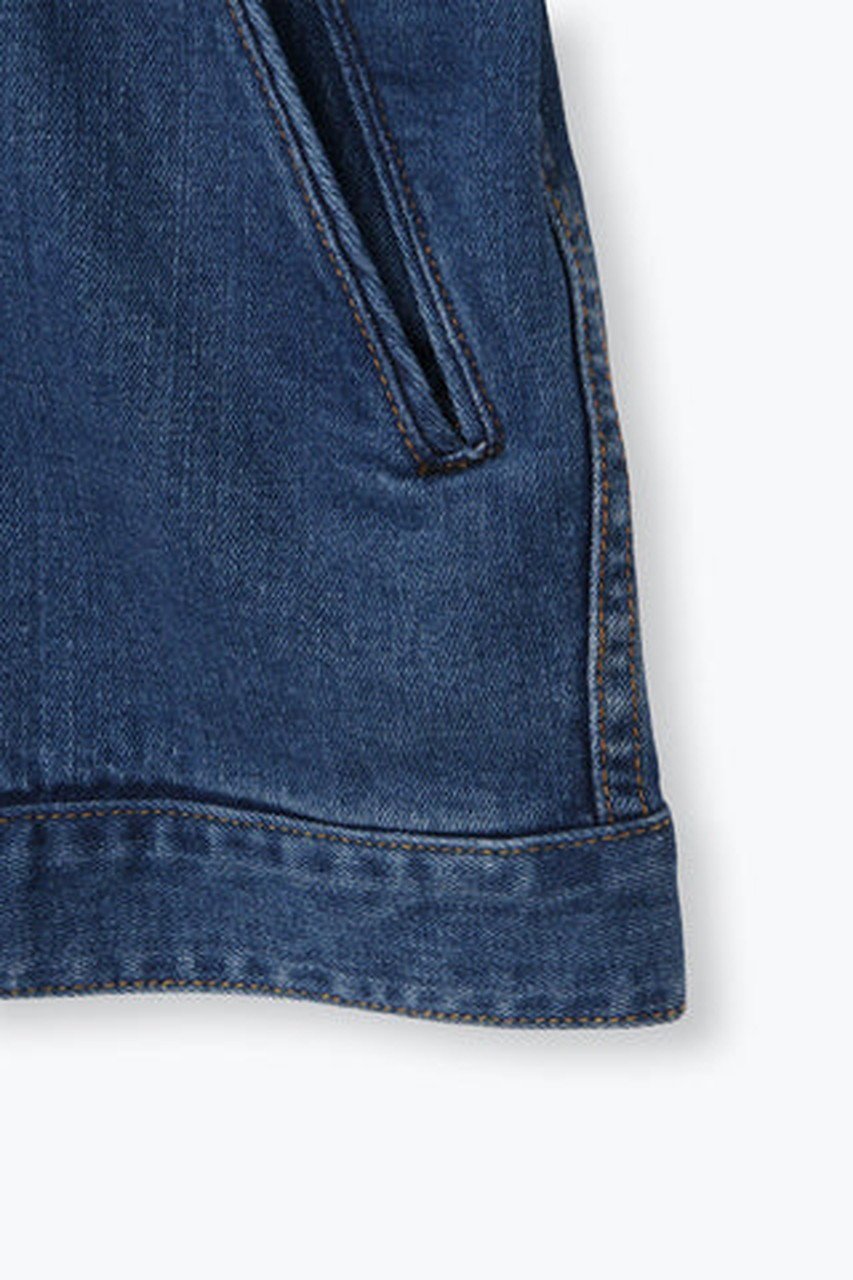 【レリル/lelill】のプリーデッドデニムJK 人気、トレンドファッション・服の通販 founy(ファニー) 　ファッション　Fashion　レディースファッション　Fashion for Women　アウター　Coat / Outerwear Collection　レディースジャケット・軽アウター　Jackets　ジャケット　Jacket, Outerwear　ストレッチ　Stretch, Stretchy Fabric　デニム　Denim, Jeans Material　ドット　Polka Dot, Dot Pattern　フラップ　Flap, Flap Pocket　フロント　Front, Front Design　ブルゾン　Blouson, Bomber Jacket　ボックス　Boxy, Box Shape　other-5|ID: prp329100004121878 ipo3291000000032960945