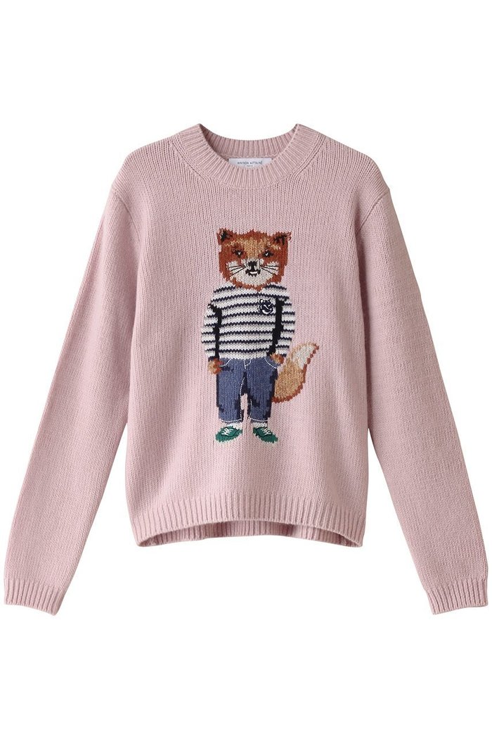 【メゾン キツネ/MAISON KITSUNE】のDRESSED FOX インターシャ ジャンパー インテリア・キッズ・メンズ・レディースファッション・服の通販 founy(ファニー) https://founy.com/ ファッション Fashion レディースファッション WOMEN トップス・カットソー Tops/Tshirt ニット Knit Tops プルオーバー Pullover ワンピース Dress ドレス Party Dresses A/W・秋冬 Aw・Autumn/Winter・Fw・Fall-Winter スリーブ Sleeve フォックス Fox フロント Front ベーシック Basic モチーフ Motif ロング Long |ID: prp329100004121882 ipo3291000000028127518