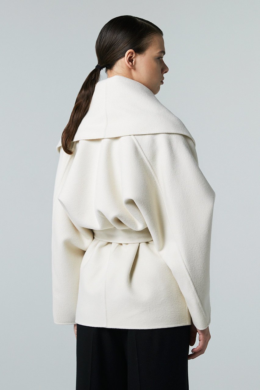 【オーヴィル/EAUVIRE】のSuper180 sビーバー ベルテッドコート 人気、トレンドファッション・服の通販 founy(ファニー) ファッション Fashion レディースファッション Fashion for Women アウター Coat / Outerwear Collection コート・ロングコート・ピーコート Long Coats, Peacoats & More ショート Short, Short Length ショール Shawl, Wrap スペシャル Special, Limited Edition 再入荷 Restock / Back in Stock 日本製 Made In Japan other-4|ID: prp329100004121891 ipo3291000000032949684