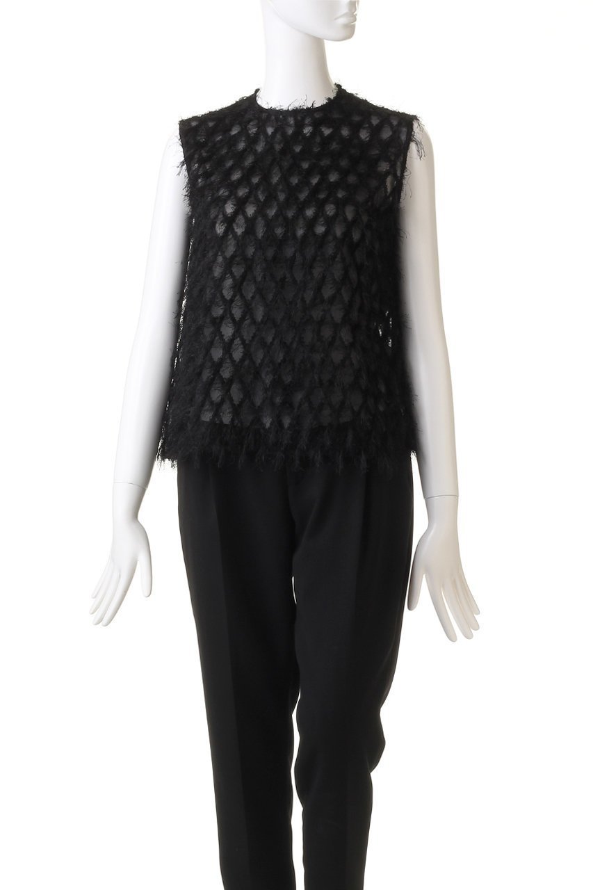【ジェイドット/j.】のアーガイルジャガードトップス 人気、トレンドファッション・服の通販 founy(ファニー) 　ファッション　Fashion　レディースファッション　WOMEN　トップス・カットソー　Tops/Tshirt　キャミソール / ノースリーブ　No Sleeves　シャツ/ブラウス　Shirts/Blouses　ジャカード　Jacquard　テクスチャー　Texture　ノースリーブ　No Sleeve　リュクス　Luxe　other-2|ID: prp329100004121918 ipo3291000000031408689