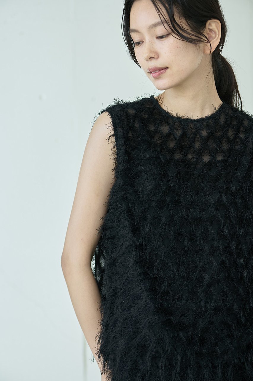 【ジェイドット/j.】のアーガイルジャガードトップス 人気、トレンドファッション・服の通販 founy(ファニー) 　ファッション　Fashion　レディースファッション　WOMEN　トップス・カットソー　Tops/Tshirt　キャミソール / ノースリーブ　No Sleeves　シャツ/ブラウス　Shirts/Blouses　ジャカード　Jacquard　テクスチャー　Texture　ノースリーブ　No Sleeve　リュクス　Luxe　other-8|ID: prp329100004121918 ipo3291000000031408697