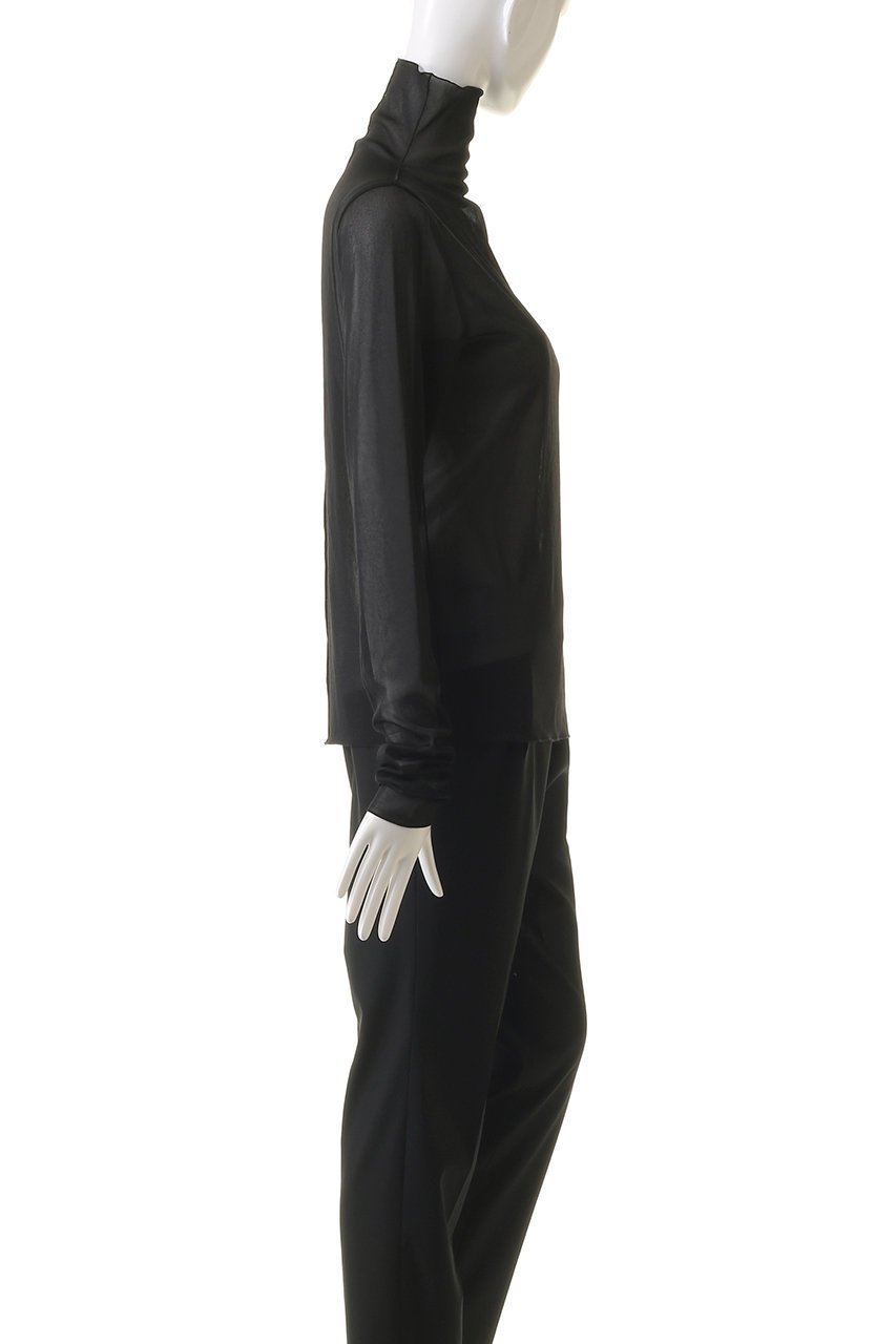 【デパリエ/DEPAREILLE】のシフォンハイネックトップス 人気、トレンドファッション・服の通販 founy(ファニー) 　ファッション　Fashion　レディースファッション　WOMEN　トップス・カットソー　Tops/Tshirt　シャツ/ブラウス　Shirts/Blouses　ロング / Tシャツ　T-Shirts　カットソー　Cut and Sewn　コンパクト　Compact　シアー　Sheer　シフォン　Chiffon　スリーブ　Sleeve　ハイネック　High Neck　ロング　Long　冬　Winter　other-3|ID: prp329100004121921 ipo3291000000031408714