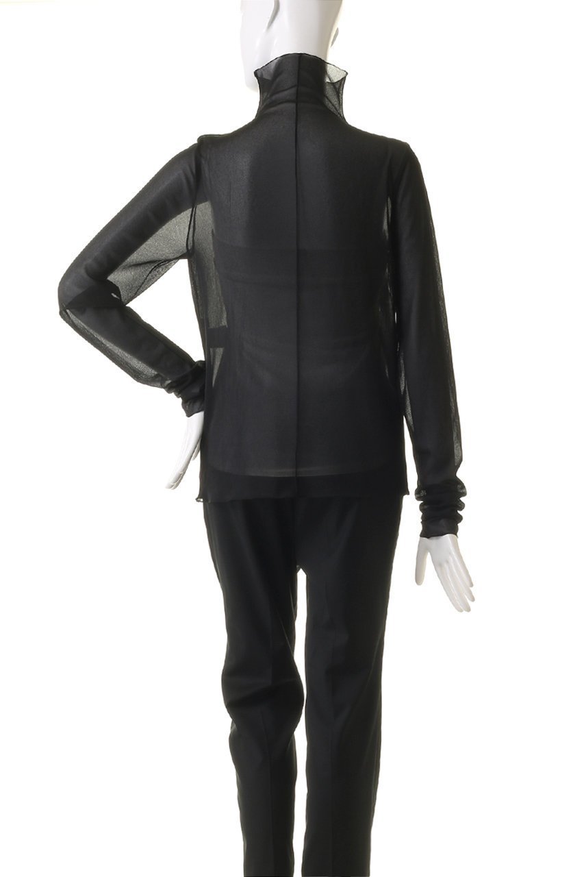 【デパリエ/DEPAREILLE】のシフォンハイネックトップス 人気、トレンドファッション・服の通販 founy(ファニー) 　ファッション　Fashion　レディースファッション　WOMEN　トップス・カットソー　Tops/Tshirt　シャツ/ブラウス　Shirts/Blouses　ロング / Tシャツ　T-Shirts　カットソー　Cut and Sewn　コンパクト　Compact　シアー　Sheer　シフォン　Chiffon　スリーブ　Sleeve　ハイネック　High Neck　ロング　Long　冬　Winter　other-4|ID: prp329100004121921 ipo3291000000031408715