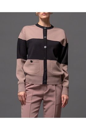 【ドメル/DOMELLE】 クルーネック ニット カーディガン人気、トレンドファッション・服の通販 founy(ファニー) ファッション Fashion レディースファッション WOMEN トップス・カットソー Tops/Tshirt ニット Knit Tops カーディガン Cardigans カーディガン Cardigan クラシカル Classical ジャケット Jacket ダブル Double フェイス Face メタル Metal |ID:prp329100004123335