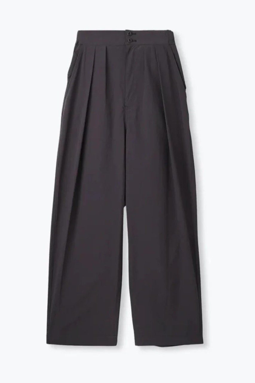 【レリル/lelill】のサイドベルト トラウザーズ インテリア・キッズ・メンズ・レディースファッション・服の通販 founy(ファニー) 　ファッション　Fashion　レディースファッション　Fashion for Women　パンツ　Pants & Trousers　ベルト&ウエストマーク　Belts & Waist Accessories　タフタ　Taffeta, Structured Fabric　ドレス　Dress, One-Piece　チャコールグレー|ID: prp329100004123343 ipo3291000000032827923
