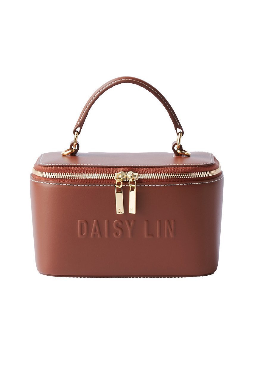 【デイジーリン/DAISY LIN】のBag “Daisy Vanity” インテリア・キッズ・メンズ・レディースファッション・服の通販 founy(ファニー) 　ファッション　Fashion　レディースファッション　WOMEN　クラシカル　Classical　コンパクト　Compact　シンプル　Simple　スマート　Smart　スリット　Slit　チェーン　Chain　ハンドバッグ　Handbag　フォルム　Form　おすすめ　Recommend　夏　Summer　エレガント 上品　Elegant　ブラウン|ID: prp329100004123344 ipo3291000000028142598