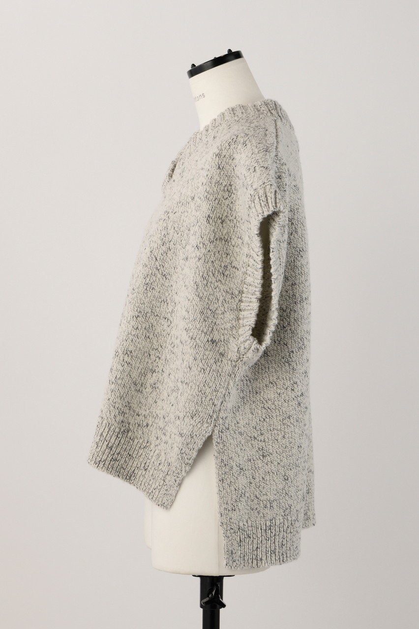 【ナゴンスタンス/nagonstans】のRIALTO Over Size Vest/ベスト 人気、トレンドファッション・服の通販 founy(ファニー) 　ファッション　Fashion　レディースファッション　Fashion for Women　アウター　Coat / Outerwear Collection　レディースジャケット・軽アウター　Jackets　カットソー　Cut and Sewn Top　シンプル　Simple, Minimal　ジャケット　Jacket, Outerwear　スリット　Slit, Slit Detail　ベスト　Vest, Waistcoat　メランジ　Melange, Mixed Yarn　other-2|ID: prp329100004123348 ipo3291000000035654897