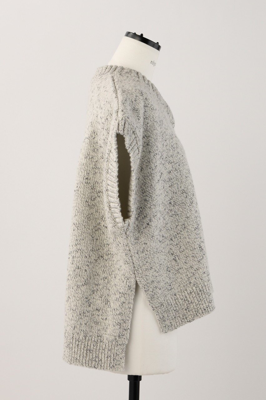 【ナゴンスタンス/nagonstans】のRIALTO Over Size Vest/ベスト 人気、トレンドファッション・服の通販 founy(ファニー) 　ファッション　Fashion　レディースファッション　Fashion for Women　アウター　Coat / Outerwear Collection　レディースジャケット・軽アウター　Jackets　カットソー　Cut and Sewn Top　シンプル　Simple, Minimal　ジャケット　Jacket, Outerwear　スリット　Slit, Slit Detail　ベスト　Vest, Waistcoat　メランジ　Melange, Mixed Yarn　other-4|ID: prp329100004123348 ipo3291000000035654899