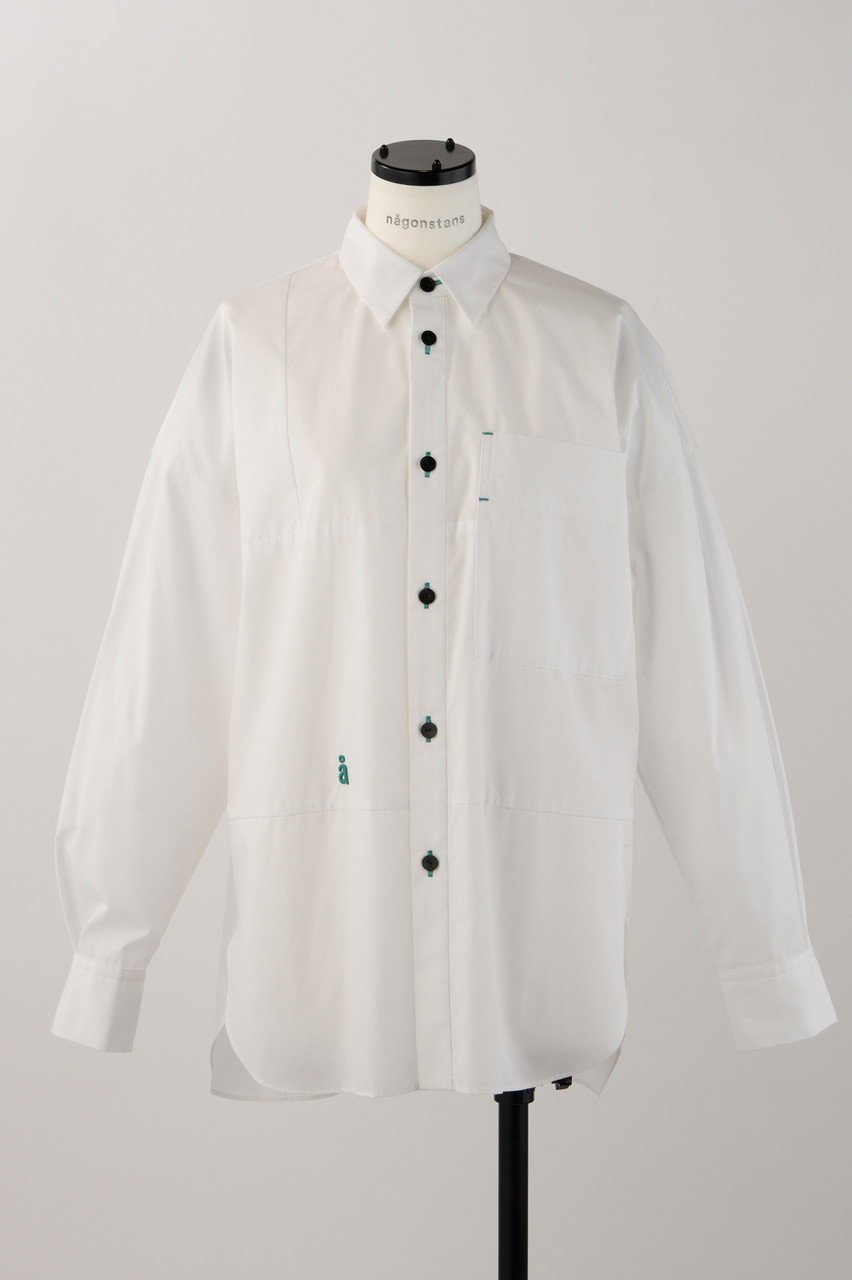 【ナゴンスタンス/nagonstans】のT/Cブロード SH/シャツ インテリア・キッズ・メンズ・レディースファッション・服の通販 founy(ファニー) 　ファッション　Fashion　レディースファッション　Fashion for Women　トップス・カットソー　Cut & Sew Tops　シャツ・ブラウス・オフィスカジュアル　Elegant Blouses & Button-Ups　おすすめ　Recommended / Our Picks　スリーブ　Sleeve, Long Sleeve / Short Sleeve　ブロード　Broadcloth, Fine Cotton　ベスト　Vest, Waistcoat　ベーシック　Basic, Essential　ロング　Long, Long-Length　Salt|ID: prp329100004123352 ipo3291000000032901714