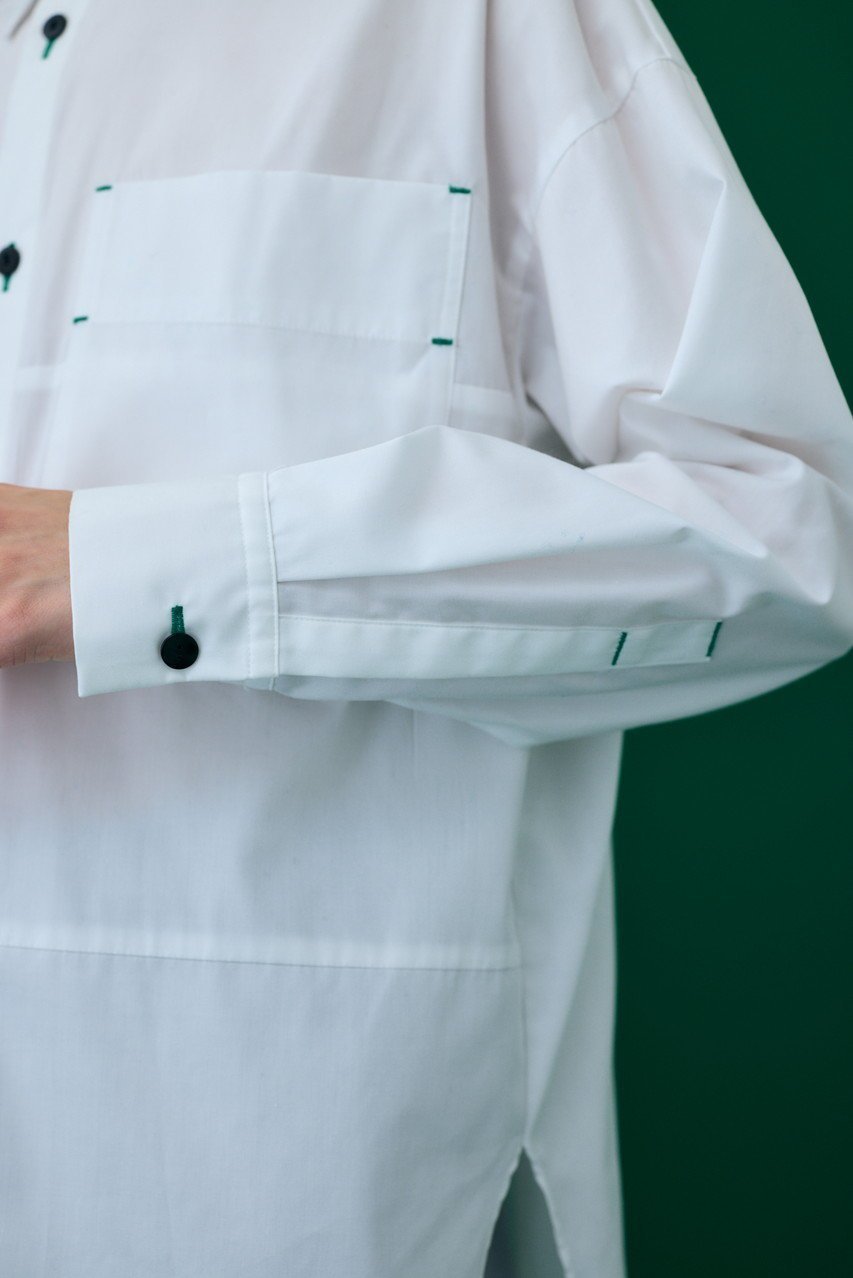 【ナゴンスタンス/nagonstans】のT/Cブロード SH/シャツ 人気、トレンドファッション・服の通販 founy(ファニー) 　ファッション　Fashion　レディースファッション　Fashion for Women　トップス・カットソー　Cut & Sew Tops　シャツ・ブラウス・オフィスカジュアル　Elegant Blouses & Button-Ups　おすすめ　Recommended / Our Picks　スリーブ　Sleeve, Long Sleeve / Short Sleeve　ブロード　Broadcloth, Fine Cotton　ベスト　Vest, Waistcoat　ベーシック　Basic, Essential　ロング　Long, Long-Length　other-8|ID: prp329100004123352 ipo3291000000036059849