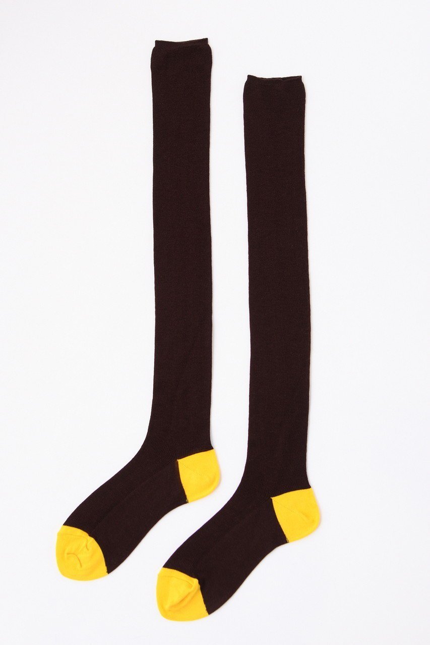 【エンフォルド/ENFOLD】のニーハイSocks/ソックス インテリア・キッズ・メンズ・レディースファッション・服の通販 founy(ファニー) 　ファッション　Fashion　レディースファッション　Fashion for Women　ソックス&靴下　Socks & Hosiery　レッグウェア・ストッキング　Legwear & Hosiery　おすすめ　Recommended / Our Picks　エレガント 上品　Elegant　ストラップシューズ　Strap Shoes, Mary Janes　ソックス　Socks, Hosiery　ハーフ　Half, Half-Length　ブラウン|ID: prp329100004123357 ipo3291000000032827492