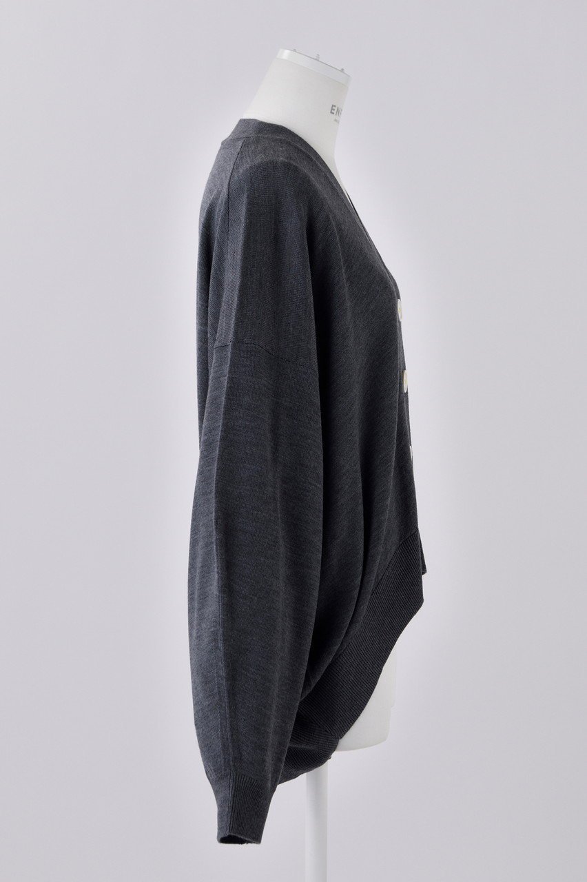 【エンフォルド/ENFOLD】のヘキサゴンカーディガン 人気、トレンドファッション・服の通販 founy(ファニー) 　ファッション　Fashion　レディースファッション　Fashion for Women　トップス・カットソー　Cut & Sew Tops　ニット　Knit Tops & Sweaters　カーディガン・羽織り　Layered Style Cardigans　カーディガン　Cardigan, Knitwear　人気　Popular, Best Seller　定番　Standard, Basic Item　春　Spring　other-4|ID: prp329100004123362 ipo3291000000036098400